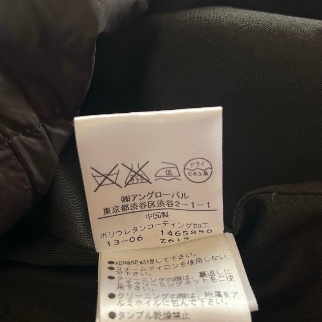 美品　マーガレットハウエル MHL. ダウンライナー付 ステンカラーコート 黒