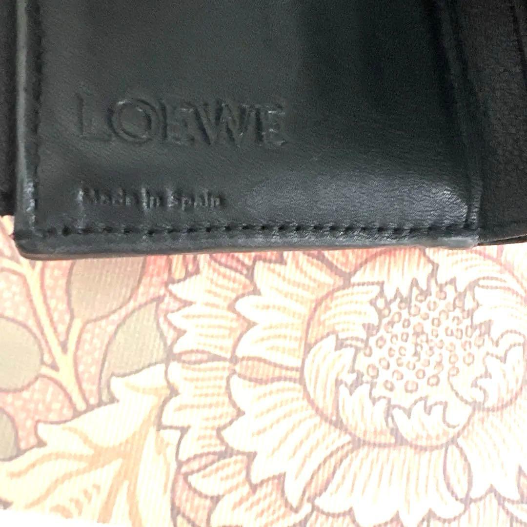 最終値下げ大人気LOEWE 正規品　ロエベ　三つ折り折りたたみ財布ピンク赤レッド