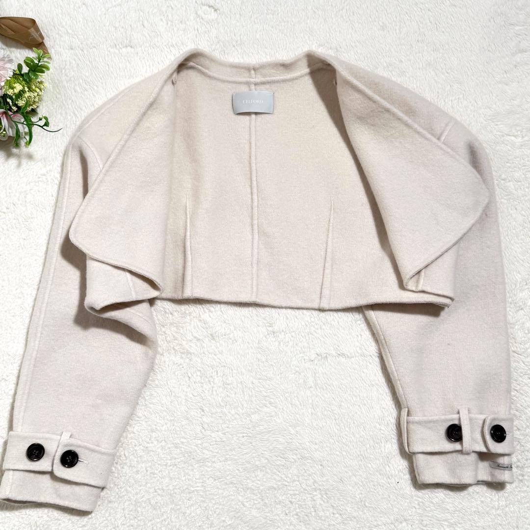 セルフォード　CELFORD 3way リバートレンチコート　白