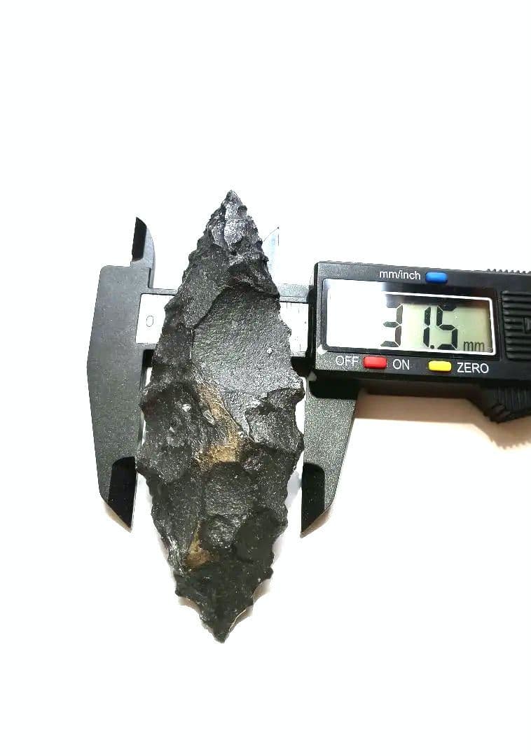 尖頭器 サヌカイト 石器 395 原始時代模写