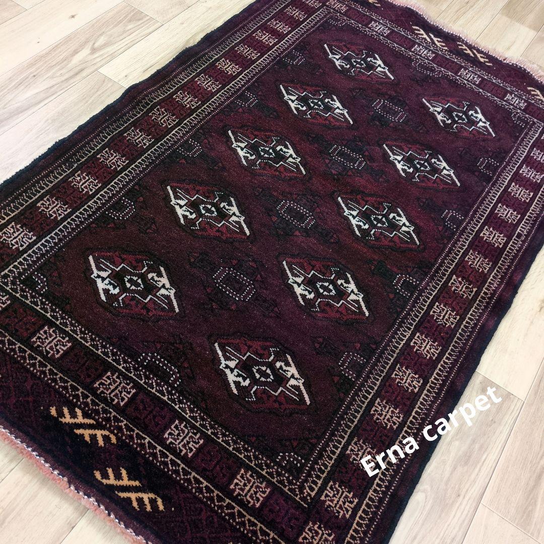 ペルシャ絨毯　クリーニング済　トルクメン 155x95 cm Turkaman