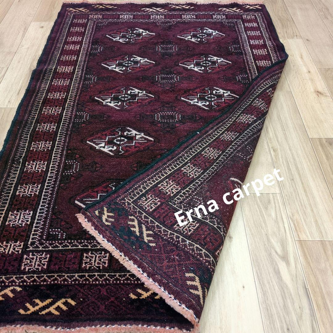 ペルシャ絨毯　クリーニング済　トルクメン 155x95 cm Turkaman