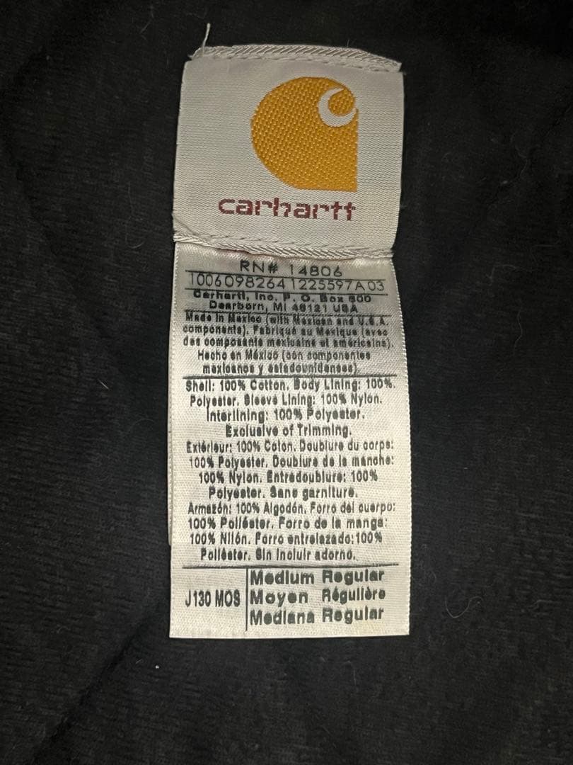 [美品] ゴールデンサイズ！　カーハート　アクティブジャケット　モスグリーン