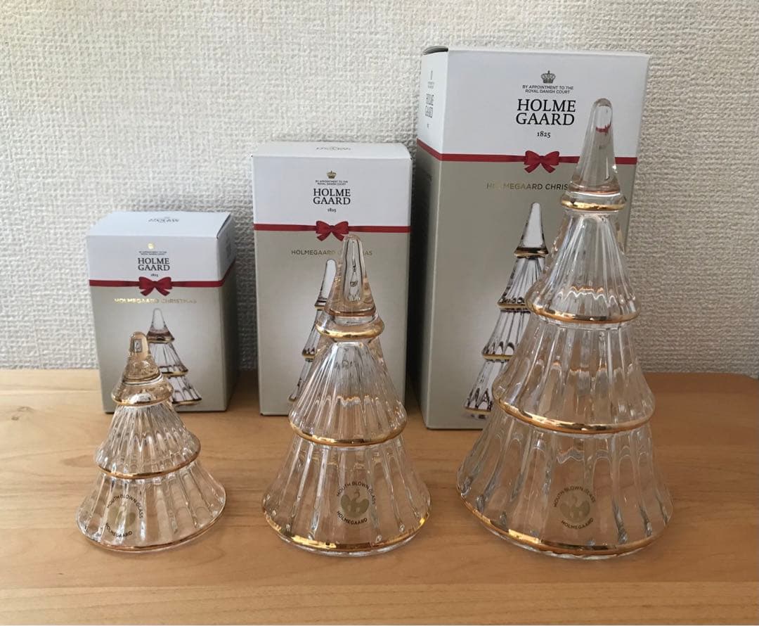 HOLME GAARD GLASS TREE ホルムガード ツリー 3点セット
