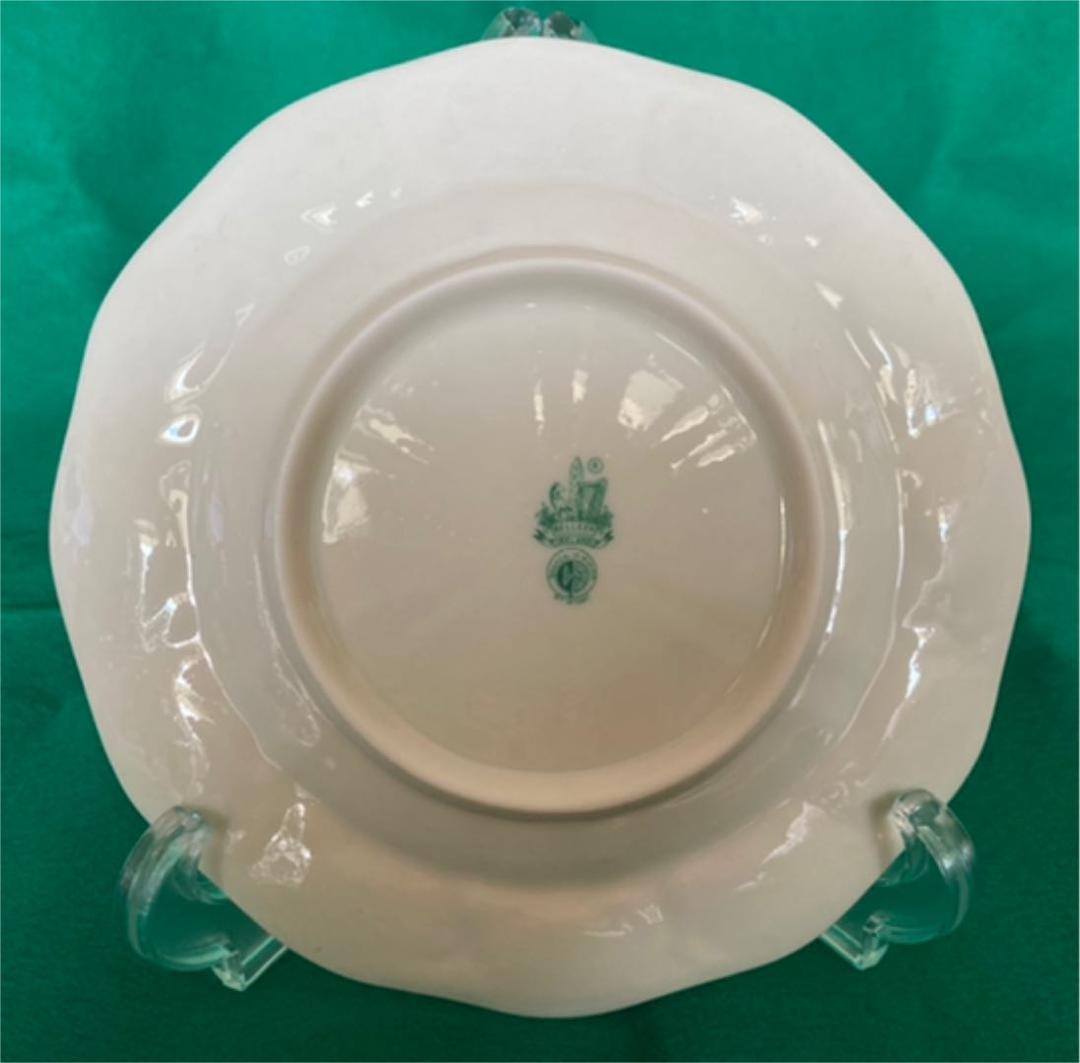 belleek ベリーク ニューシェルパターン プレートセット ケーキ皿①