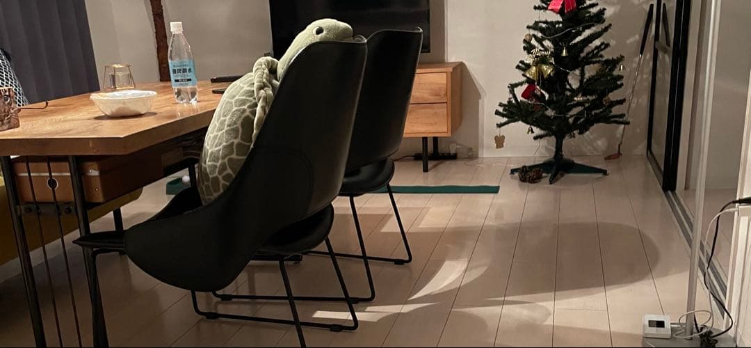 【引取り限定】FASEM（ファセム）本革ラウンジチェア2点セット