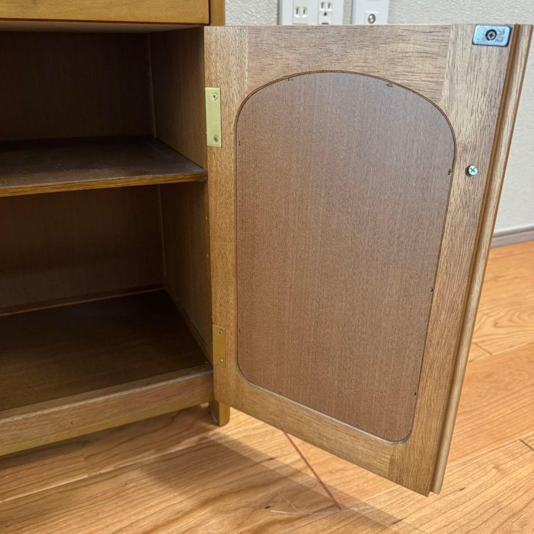 カリモク　飾り棚　花台　電話台　FAX台