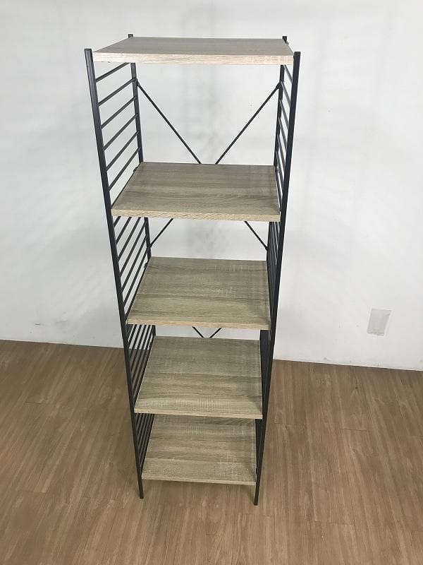 【新品】☆5段スチール多目的シェルフOK☆【アウトレット】