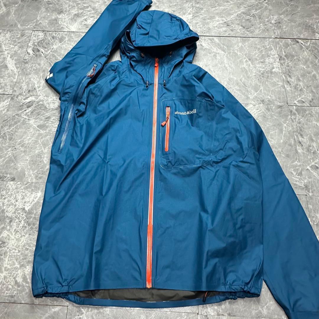 極美品　モンベル　ゴアテックス　トレントフライヤージャケット　XL メンズ 袋付