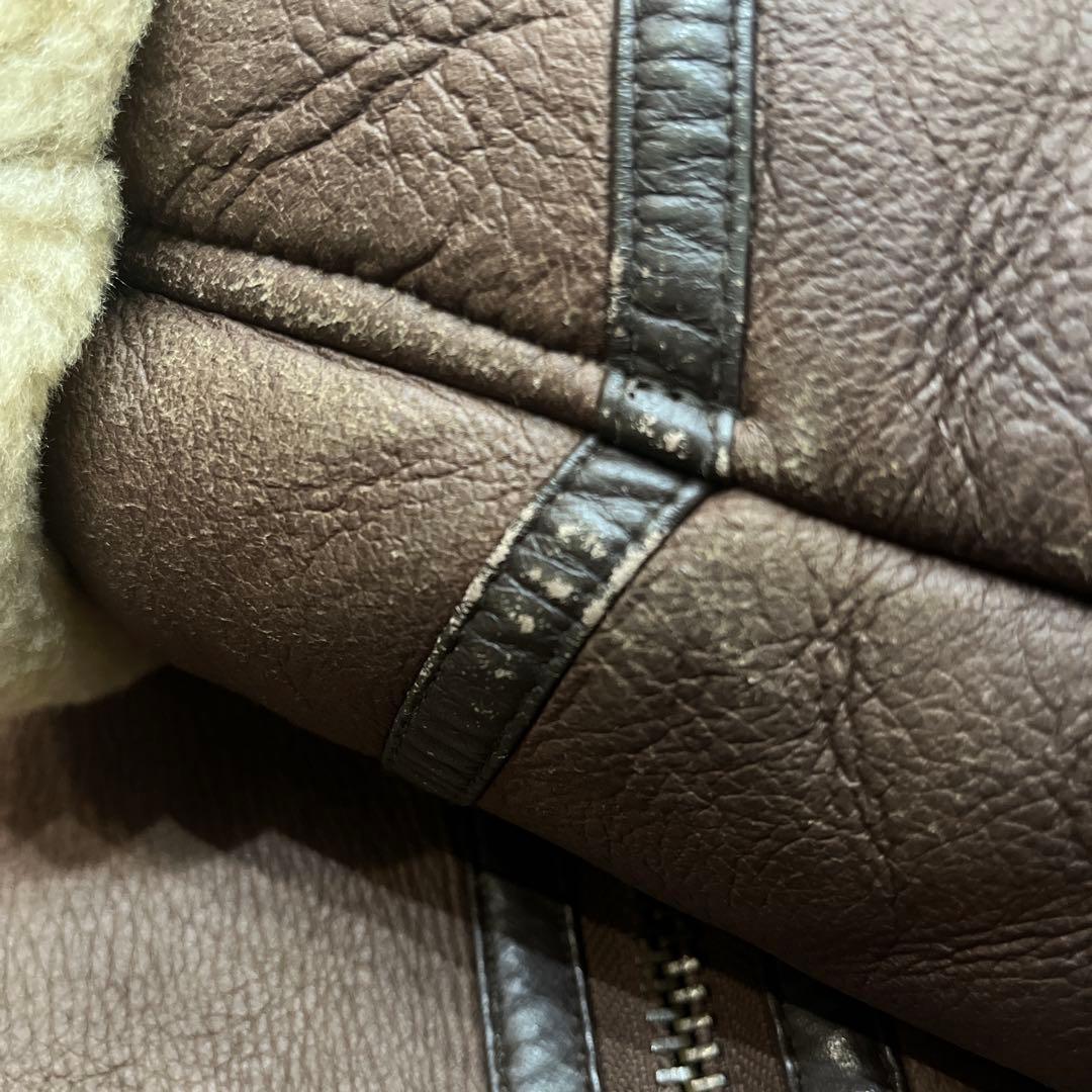 極美品B-3 ムートンフライトジャケット　サイズM レザー　本革