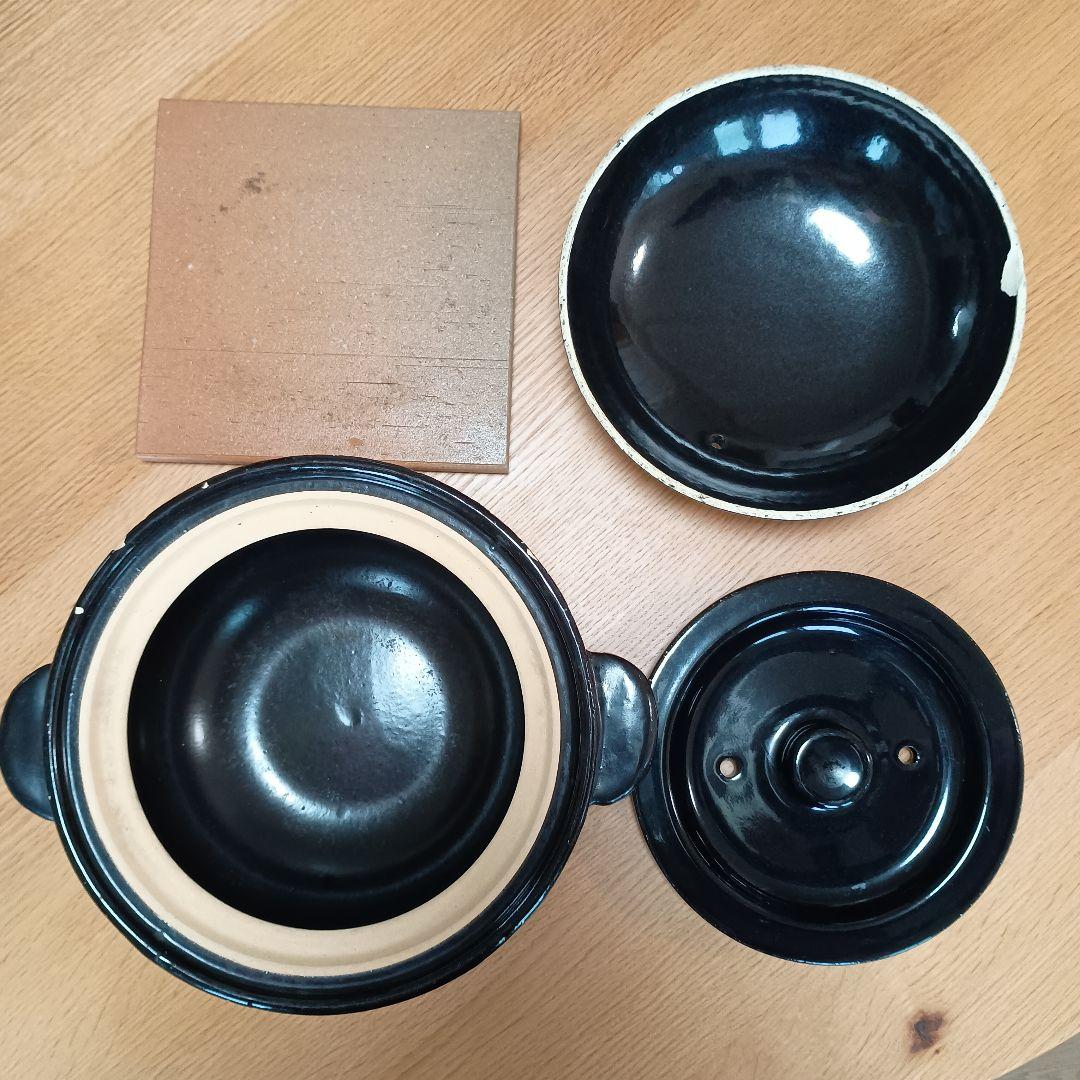 かまどさん 3合炊き 土鍋 黒