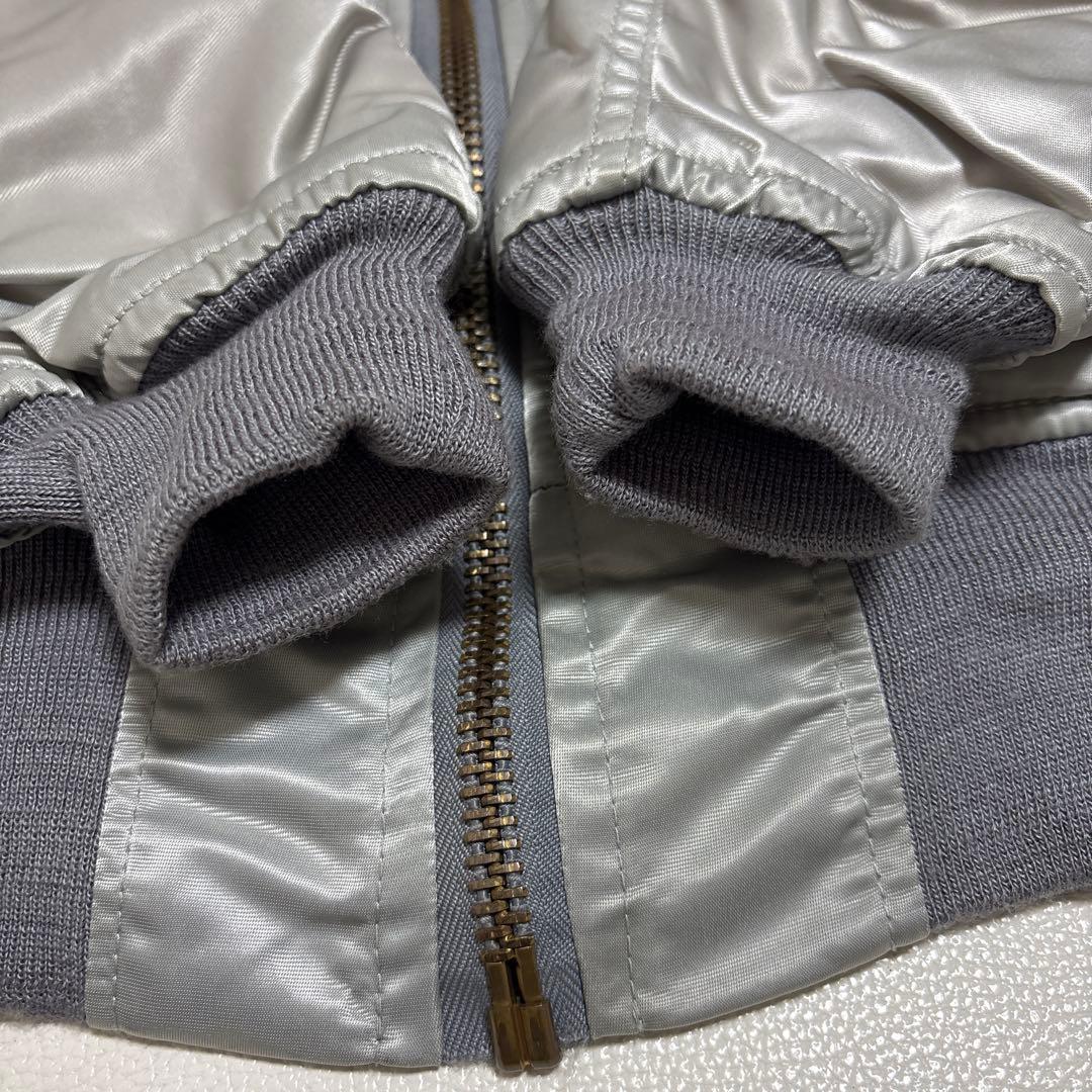 BRANDED GARMENTS MA-1 USA製 シルバー