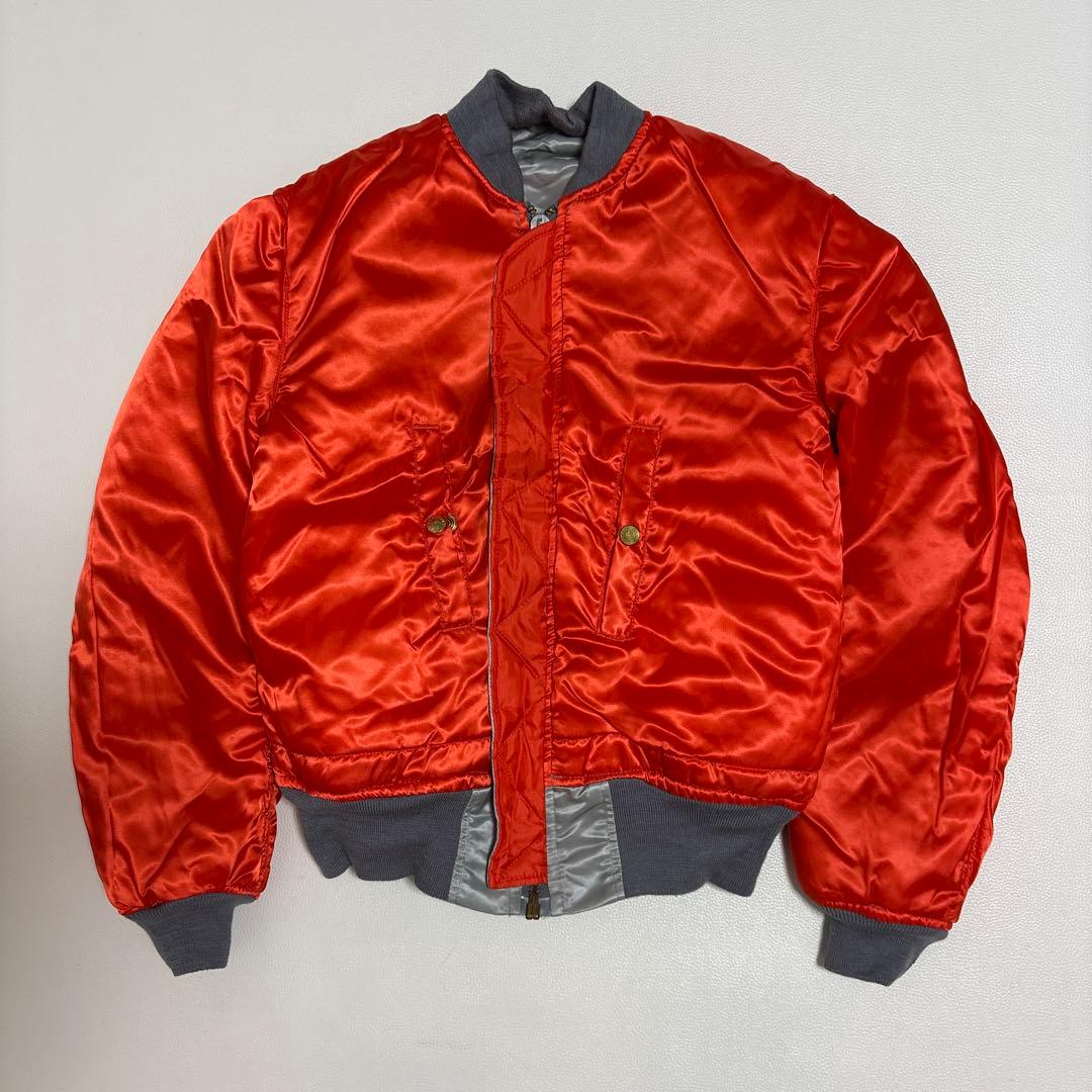 BRANDED GARMENTS MA-1 USA製 シルバー