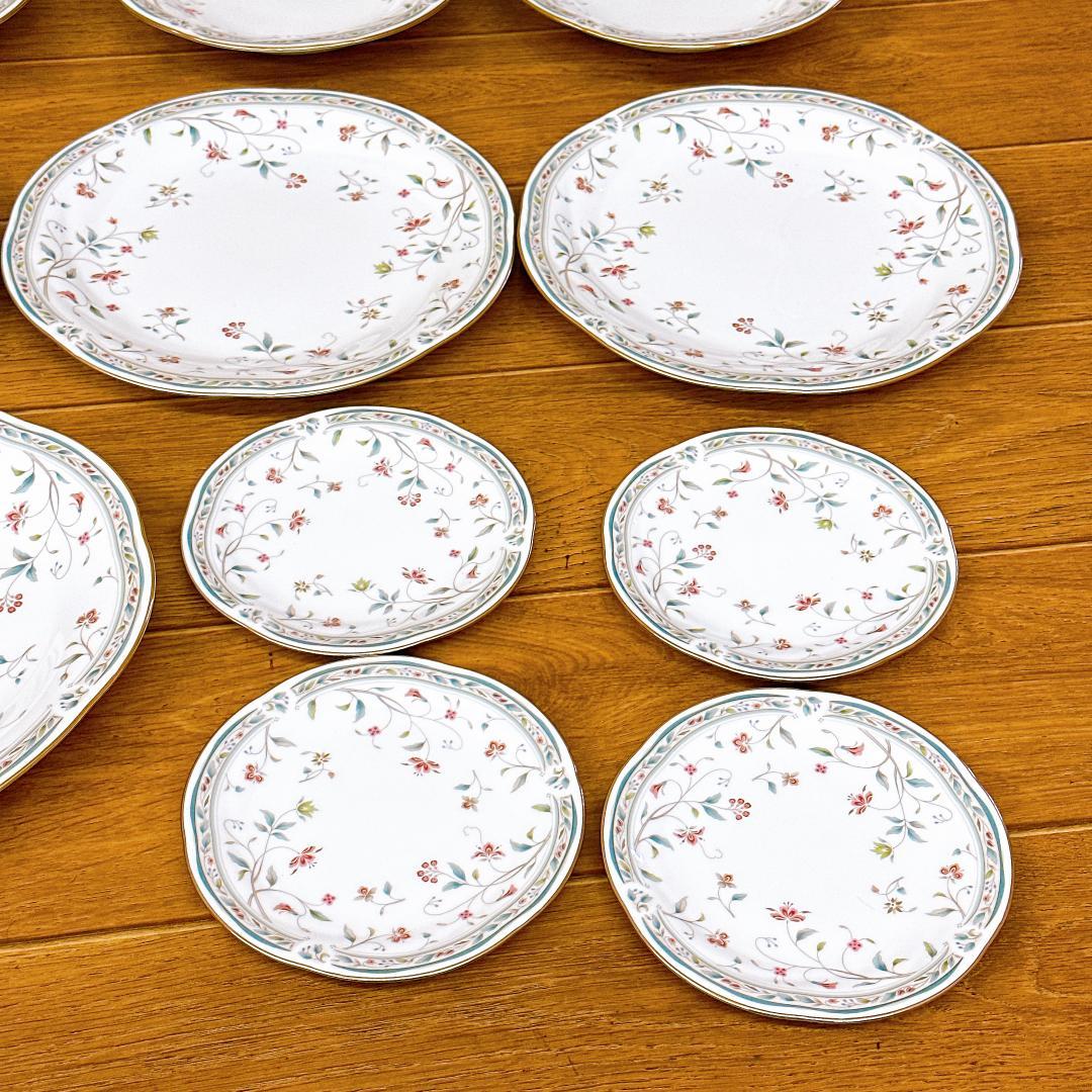 ノリタケ　花更紗　大量まとめセット18枚！オーバルプラター 大皿深皿　プレート等