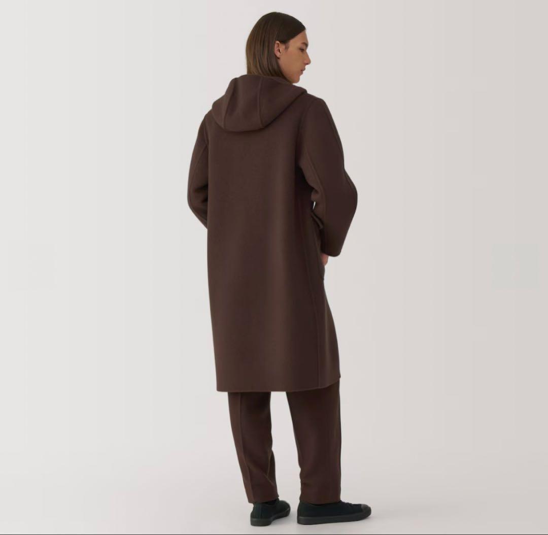MUJI Labo カシミヤ混ダッフルコート　ダークブラウン　Mサイズ