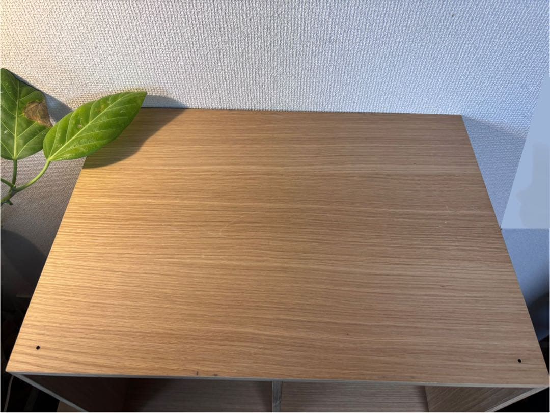 ☘️送料込⭐️超美品⭐️廃盤希少⭐️無印良品⭐️木製収納ケース⭐️オープン ワイド⭐️オーク材