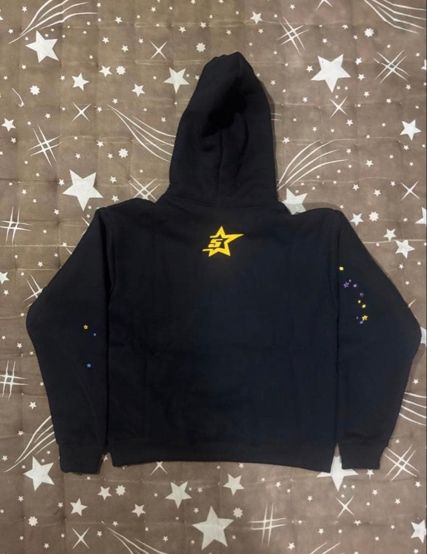 sp5der! ブラックパーカー Sサイズ