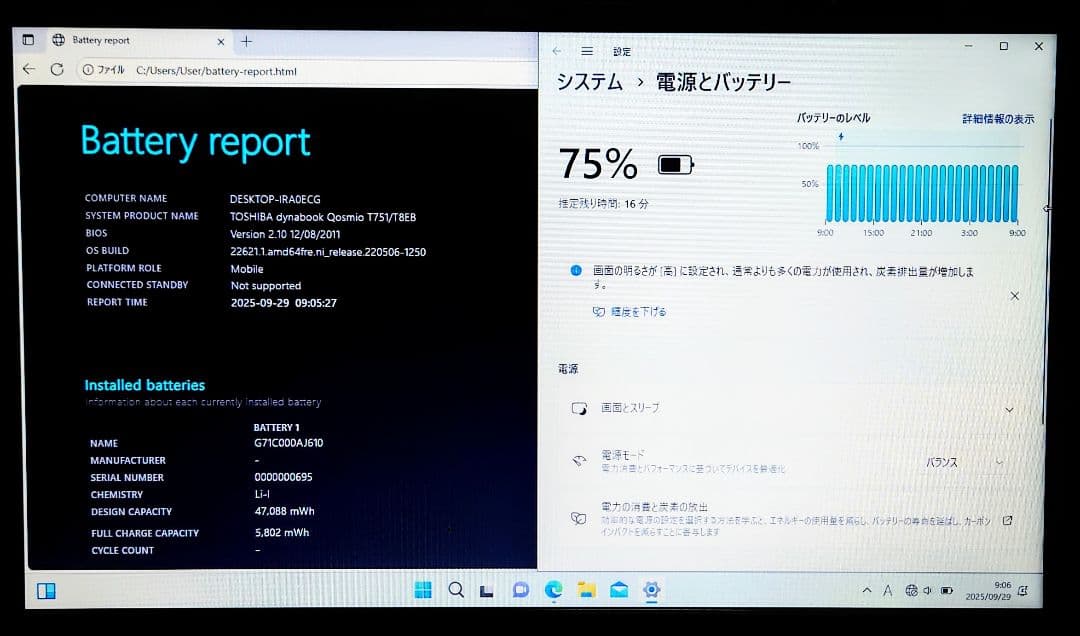 TOSHIBA dynabook Corei7 メモリ8GB SSD256GB