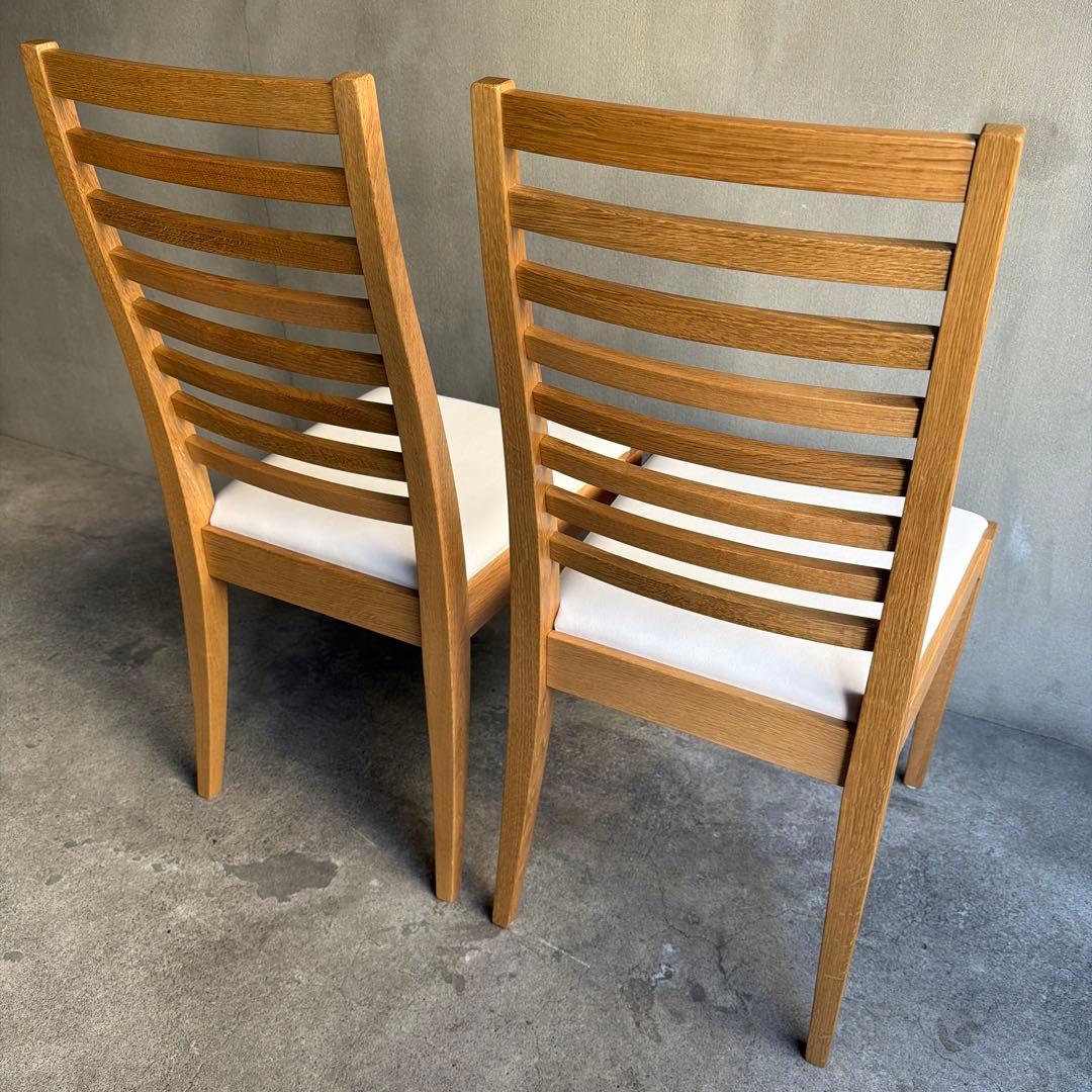 未使用品　秋田木工　ダイニングチェア　2脚セット