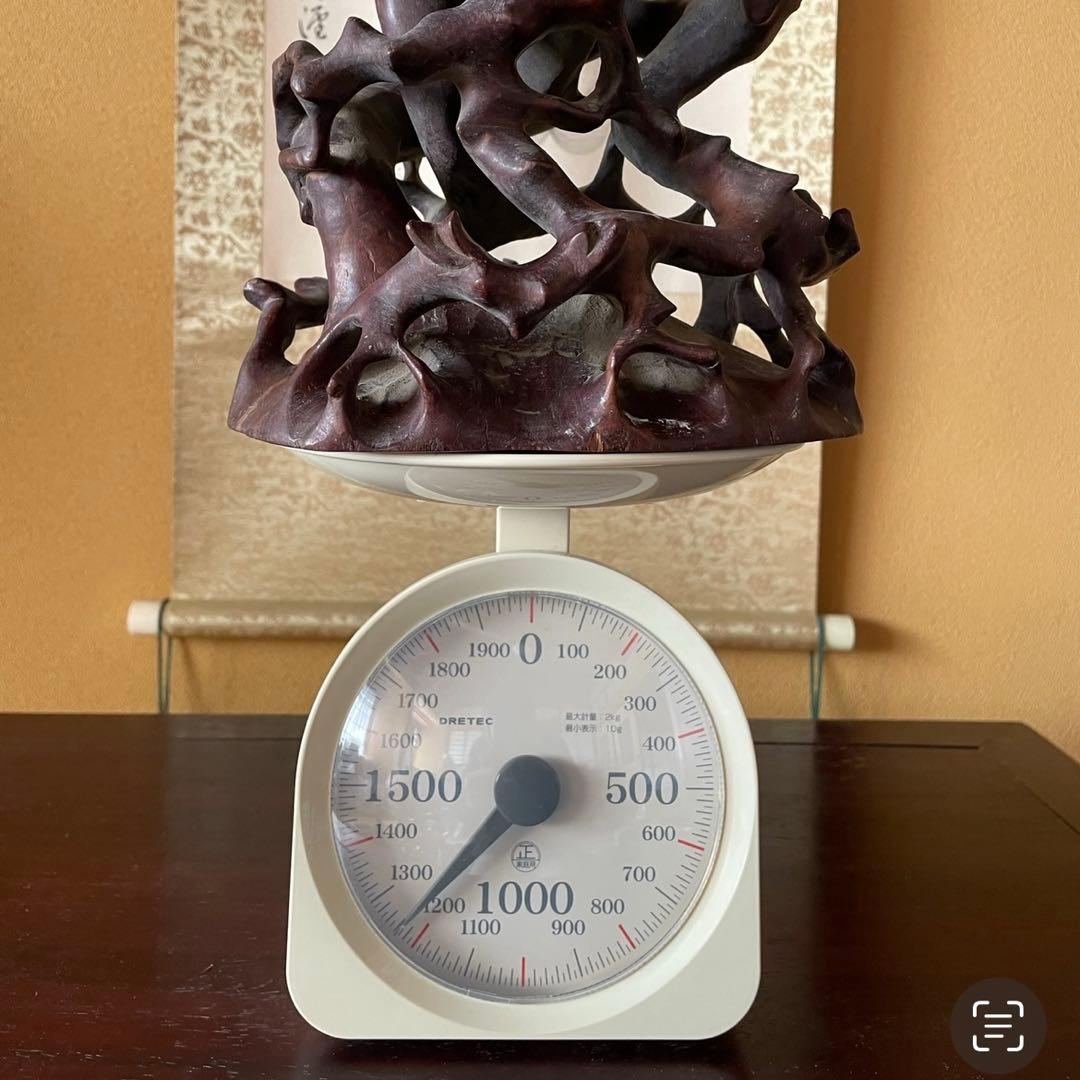 中国古玩 【唐木】根台 根卓天然彫 花台 香炉台 盆栽台【ビンテージ品】昭和