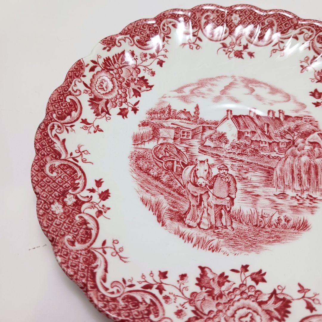 Y3332-16 ジョンソンブラザーズ カントリーライフ 皿 4枚セット　QQQ