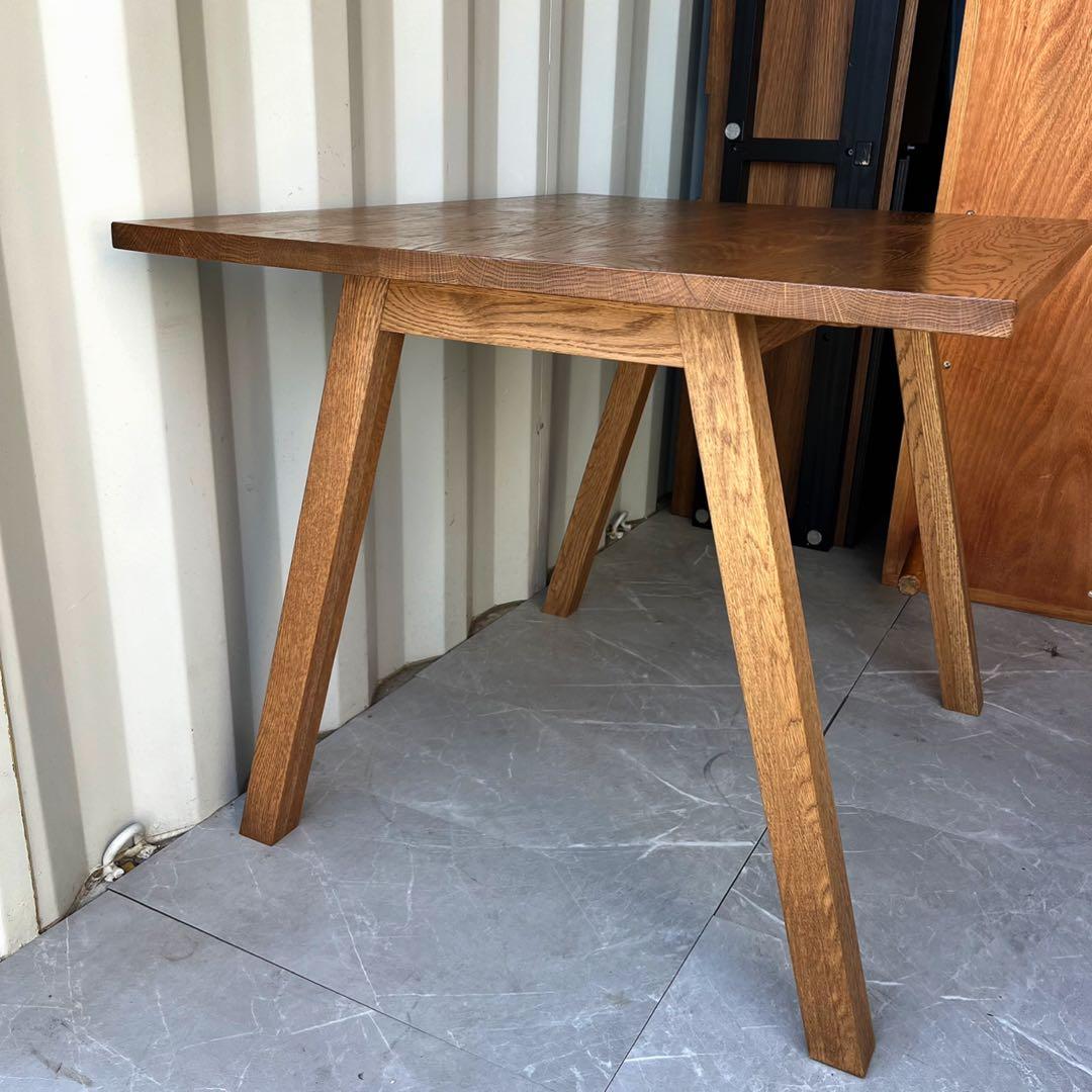 取付無料！ウニコ エレムト 北欧風天然木ブラウンダイニングテーブルw1000✨