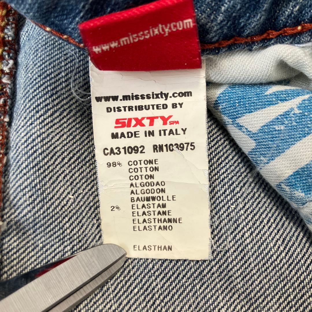 MISS SIXTY アーカイブ ベルボトム フレアデニム グランジ Y2K