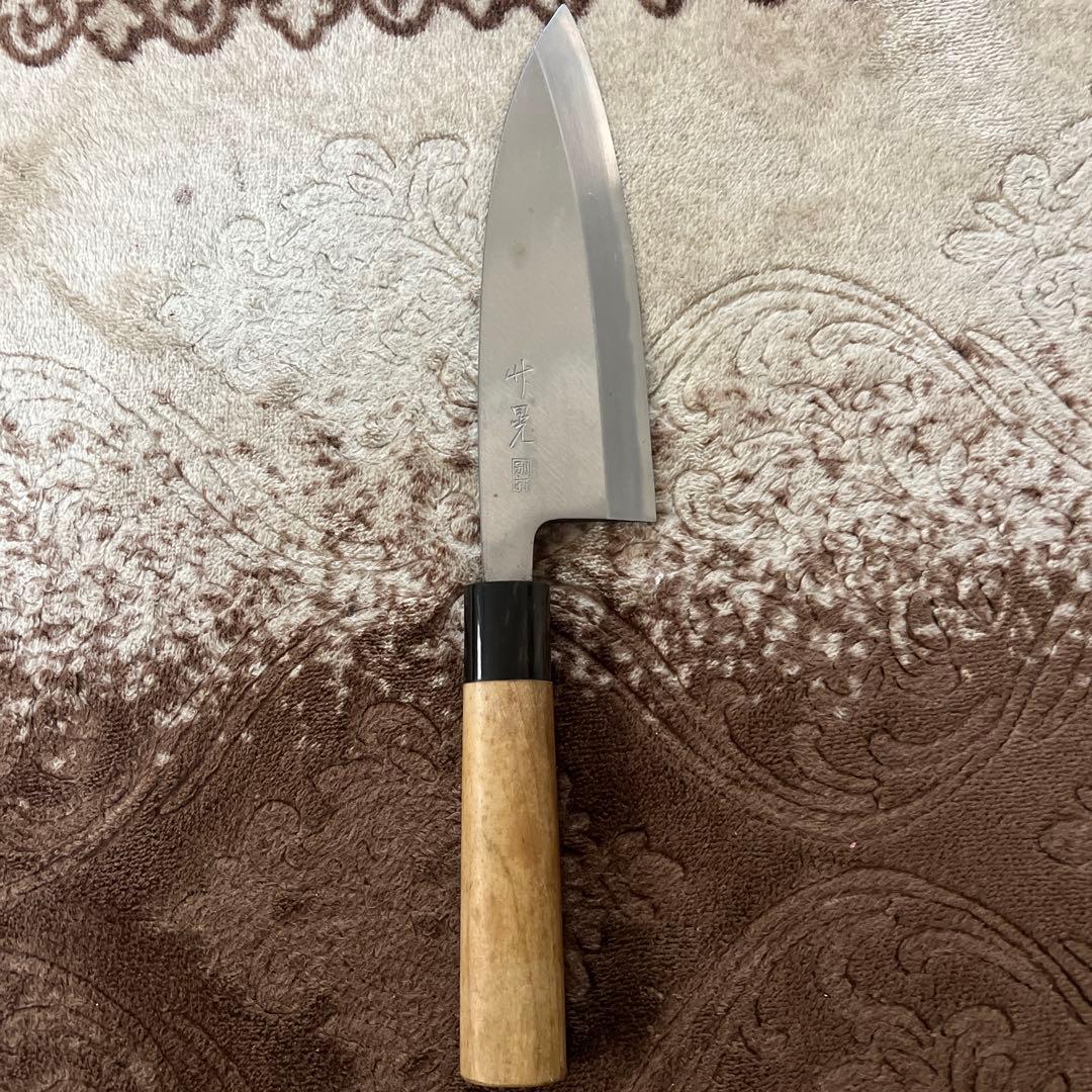 出刃包丁 ステンレス製 木製柄