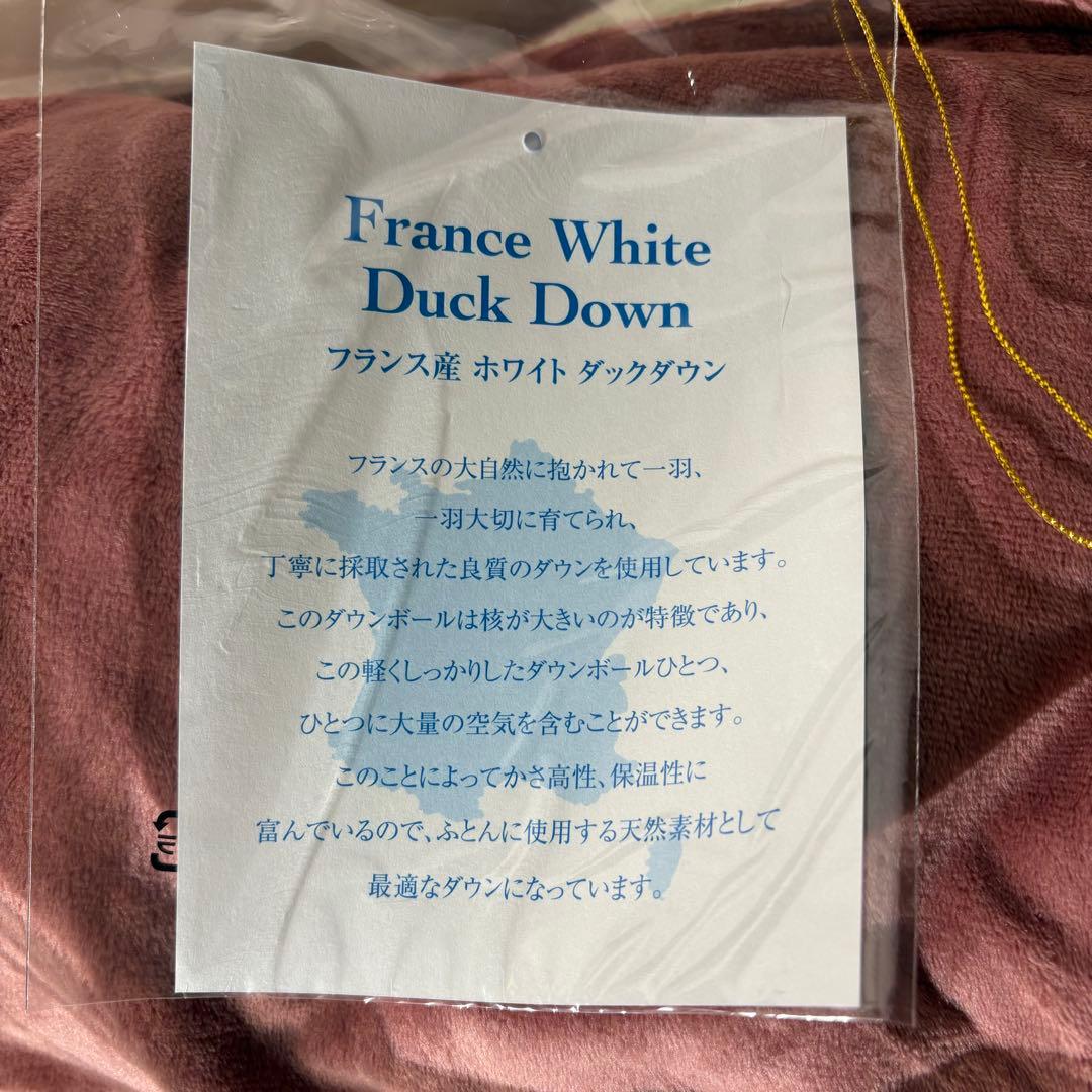 モリリン　メタルウォーム　掛け布団　フランス　ホワイトダックダウン