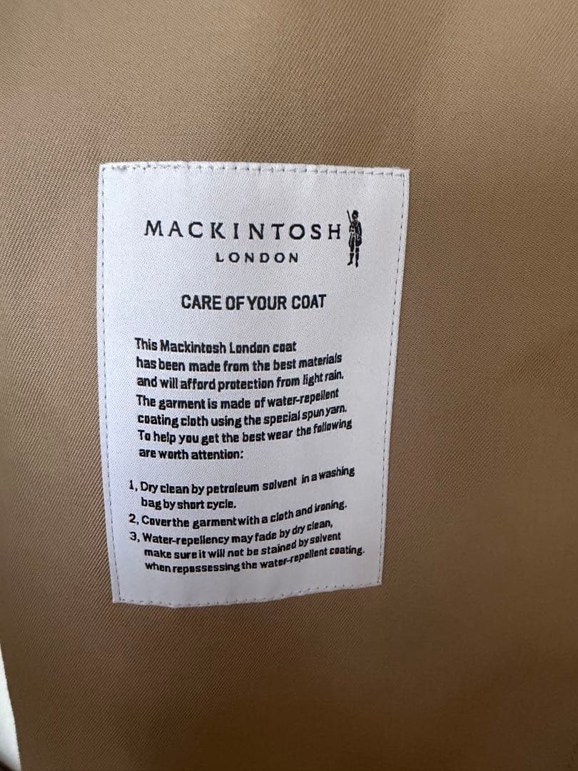 マッキントッシュDUNFORDトレンチコート