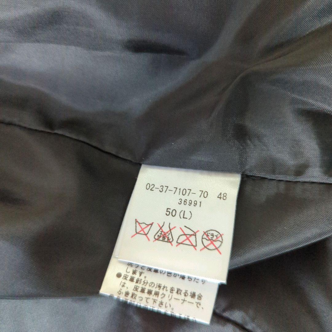 美品 A.S.M アトリエサブメン シングルライダース 本革 バーガンディ L