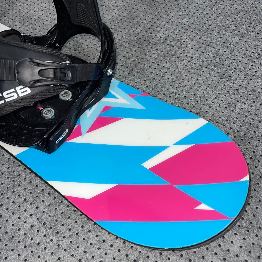 数回使用 キッズスノーボード 88cm XERES×バイン×レースブーツ