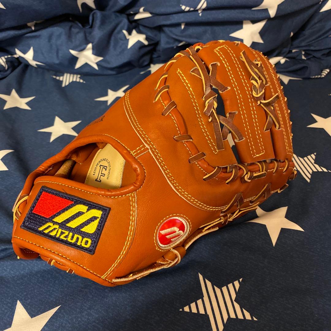 Mizuno ParaShock F 軟式グローブ ブラウン