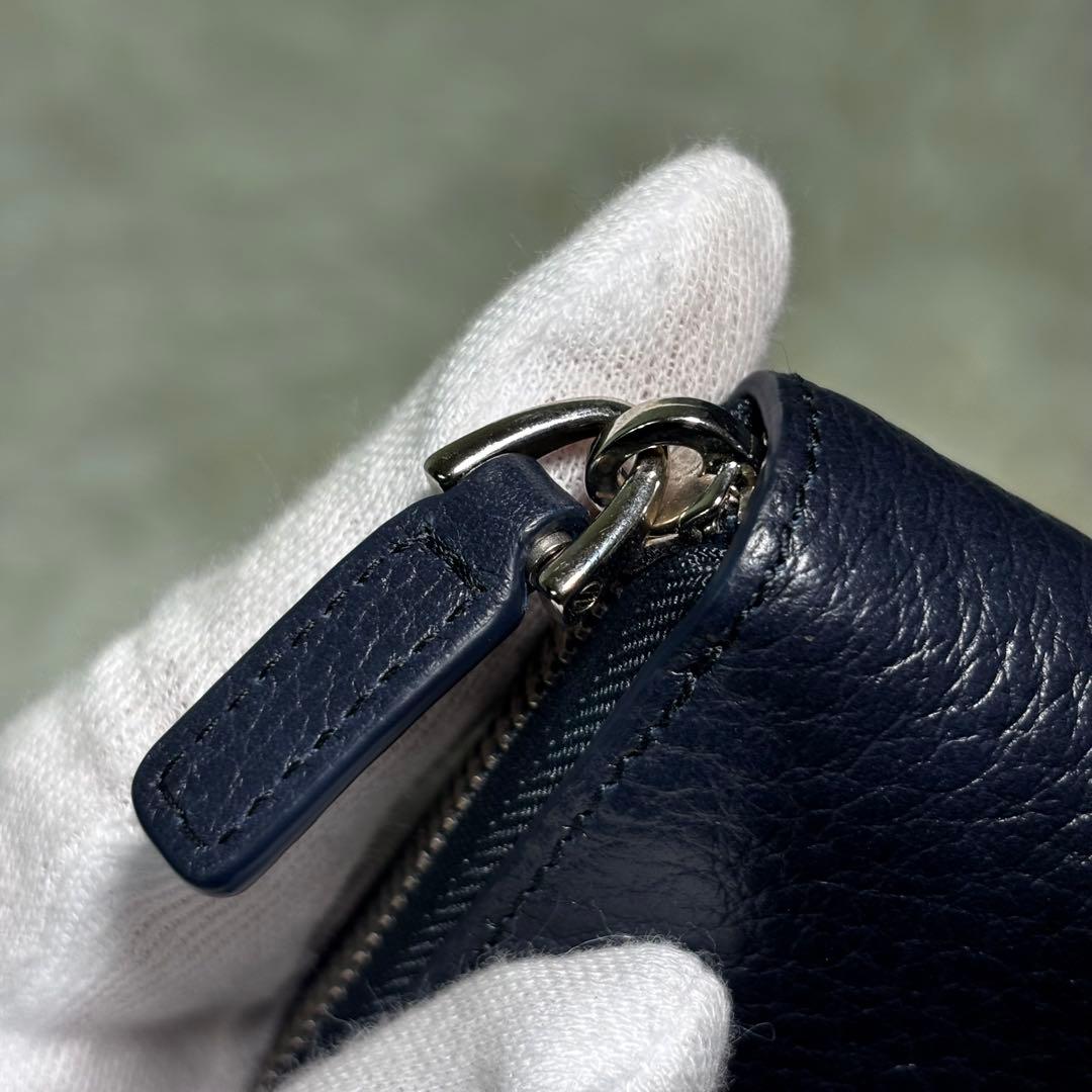 新品✨ BALLY バリー ケース 小銭入れ レザー ネイビー 現行