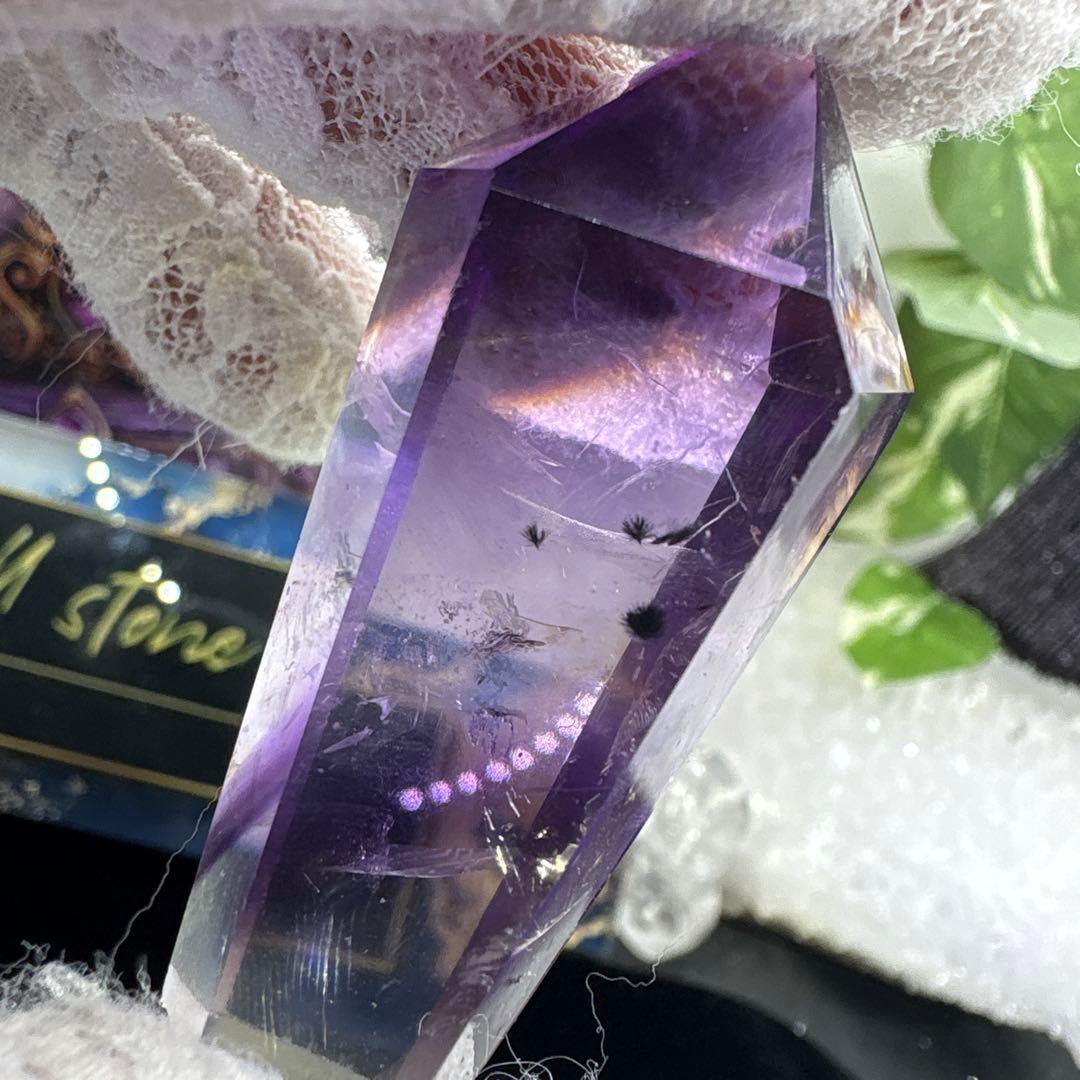 はち。様ファントム ロマネインアメジスト六角柱 タワー ワンドNo.1029