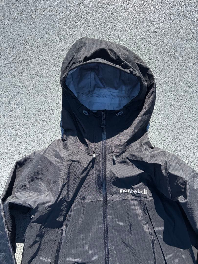 montbell tech shell jacket y2k ドローコード 刺繍