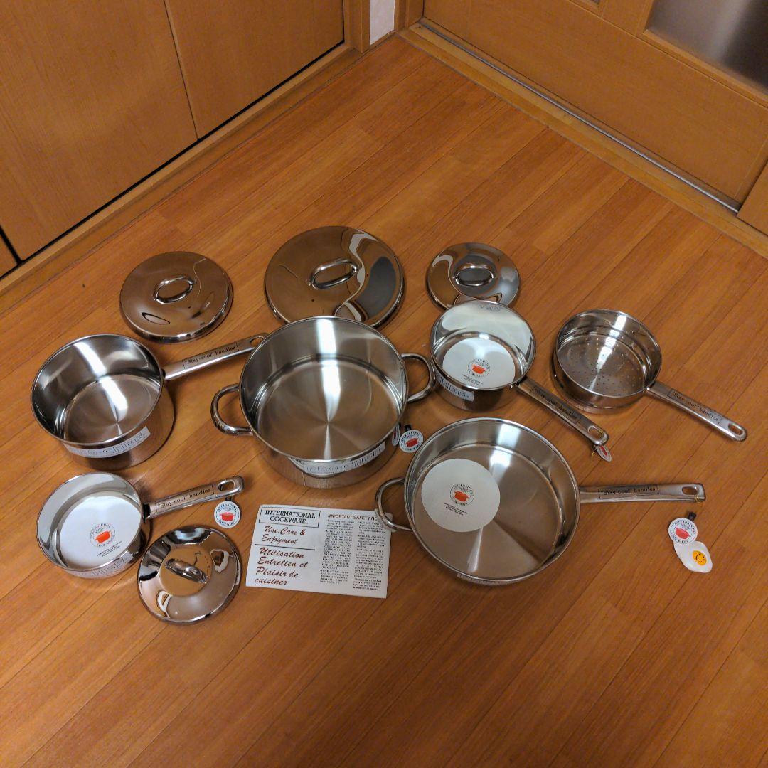 新品未使用　アメリカ　インターナショナル社　鍋、フライパンセット
