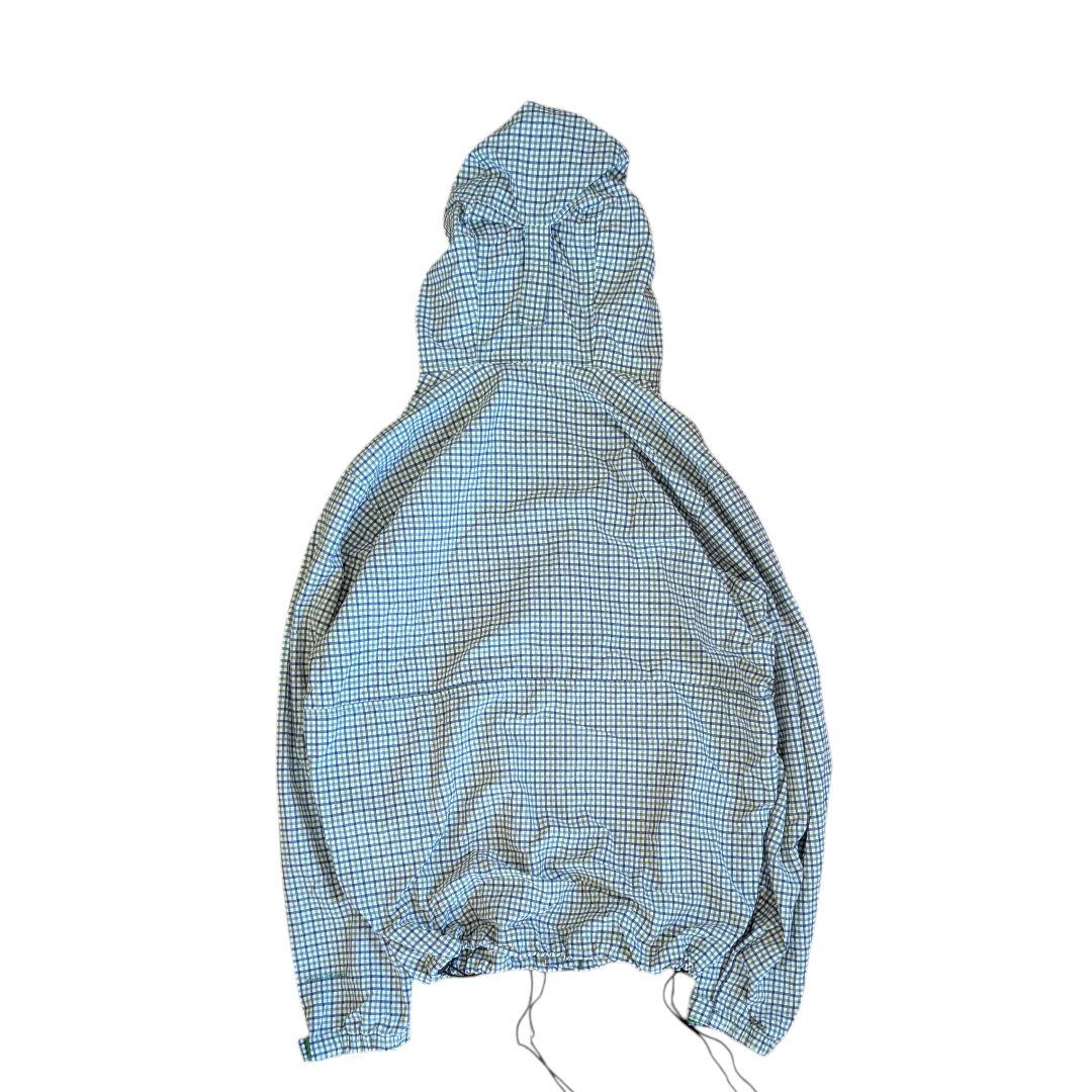 Columbia ナイロンパーカー マウンテンパーカー チェック ドローコード