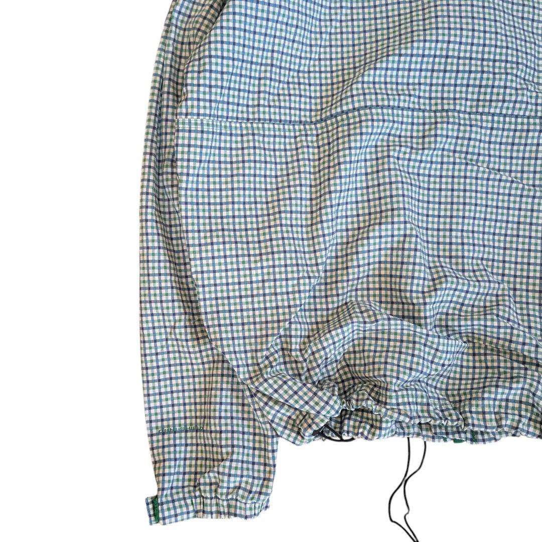 Columbia ナイロンパーカー マウンテンパーカー チェック ドローコード