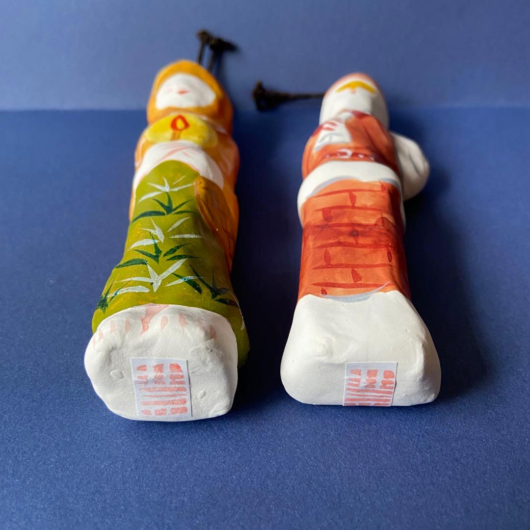 【郷土玩具】琉球張子　オーナメント　サンタ　マリア