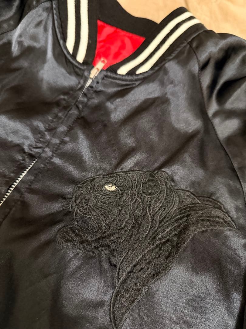 日本製 hoshihime 虎龍 日本限定 スカジャン vintage サテン