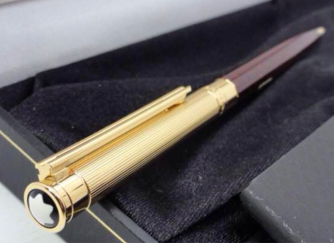 モンブラン　★未使用に近い金運強運ナポレオン愛用のレッドメノウ★ノブレス・ドゥエ