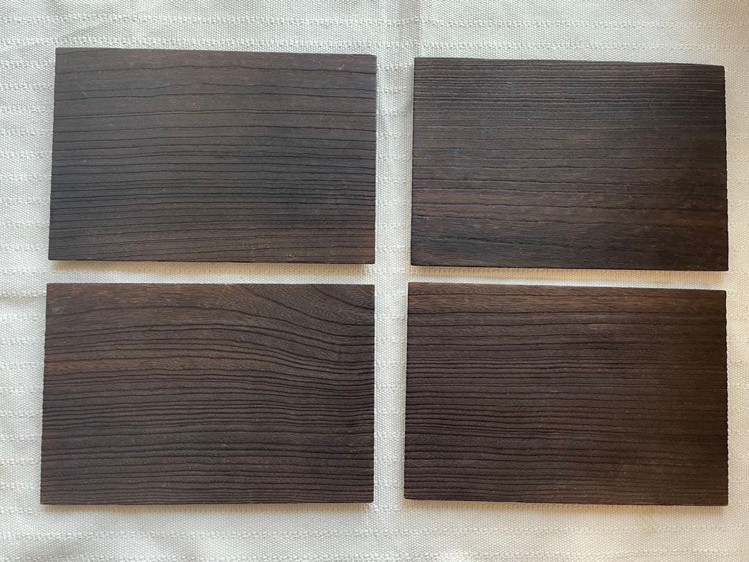 岩本清商店 木製ランチョンマット　4枚 木製プレート 240mm x 360mm