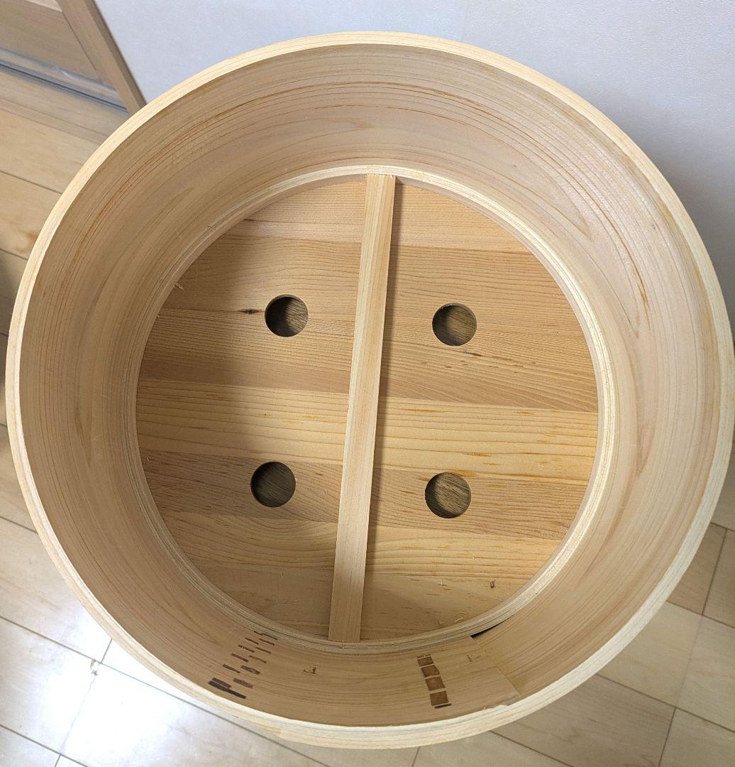 【未使用品】高級　鍋付 セイロ 30cm セット　和せいろ　鍋は33cm