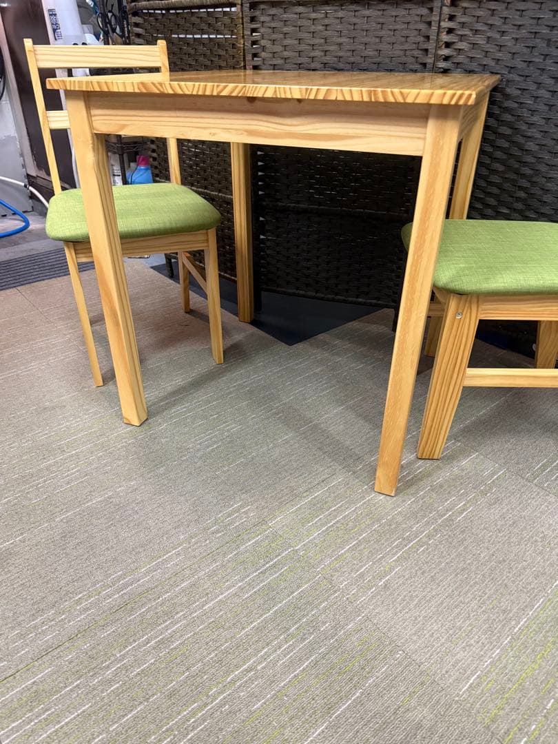 【洗浄消毒作業済】LOWYA ニューナディア　ダイニングテーブル＆チェア2脚