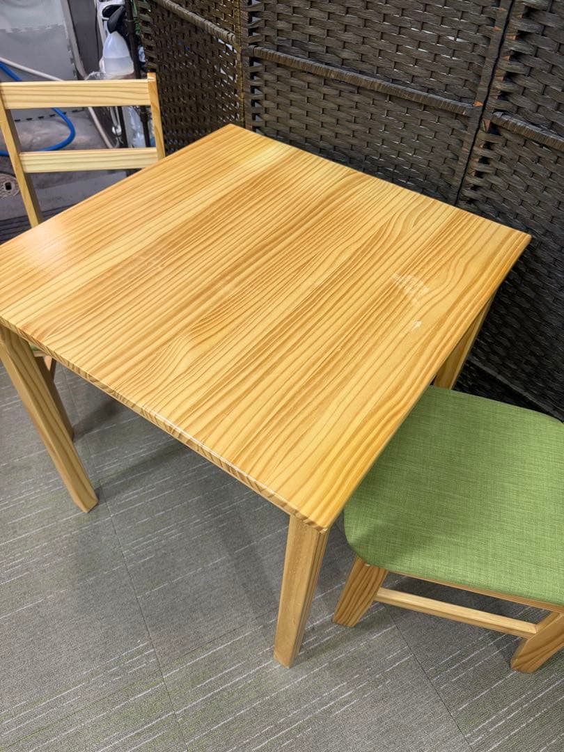 【洗浄消毒作業済】LOWYA ニューナディア　ダイニングテーブル＆チェア2脚