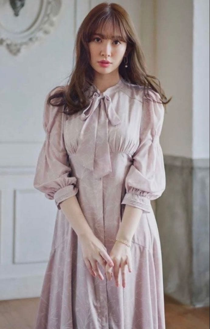 ワンピース La Brea Bow-Tie Dress herlipto