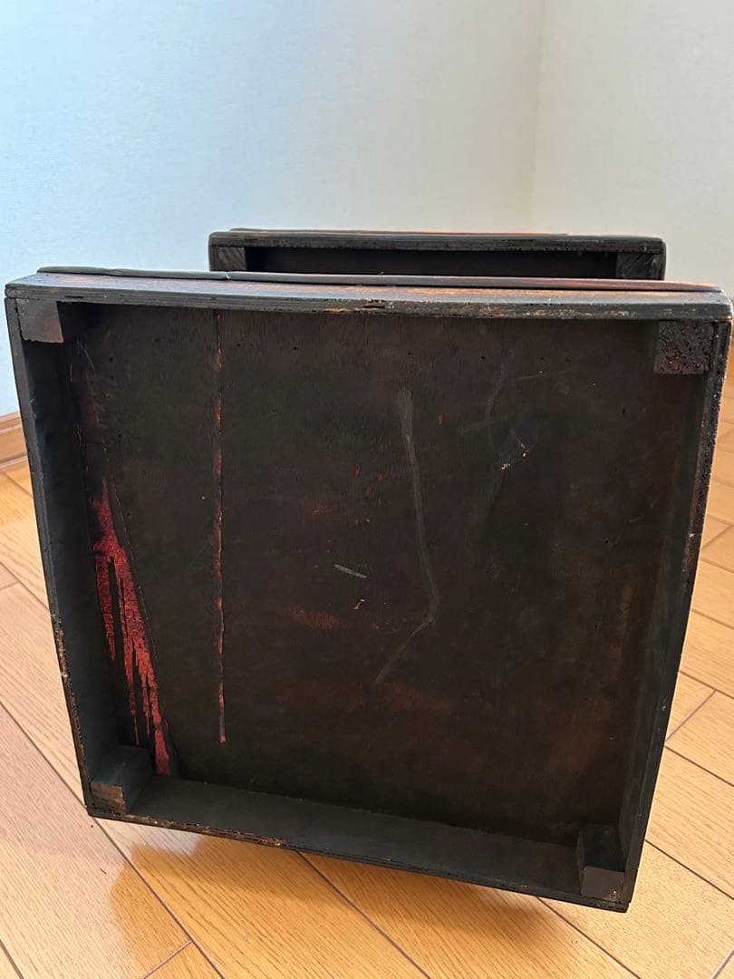 【ヴィンテージ】クリスマスツリー　高さ約150㎝　足元木製ボックス