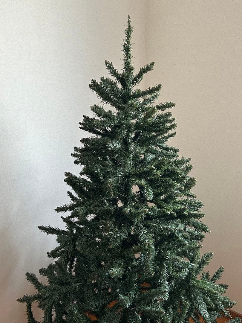 【ヴィンテージ】クリスマスツリー　高さ約150㎝　足元木製ボックス