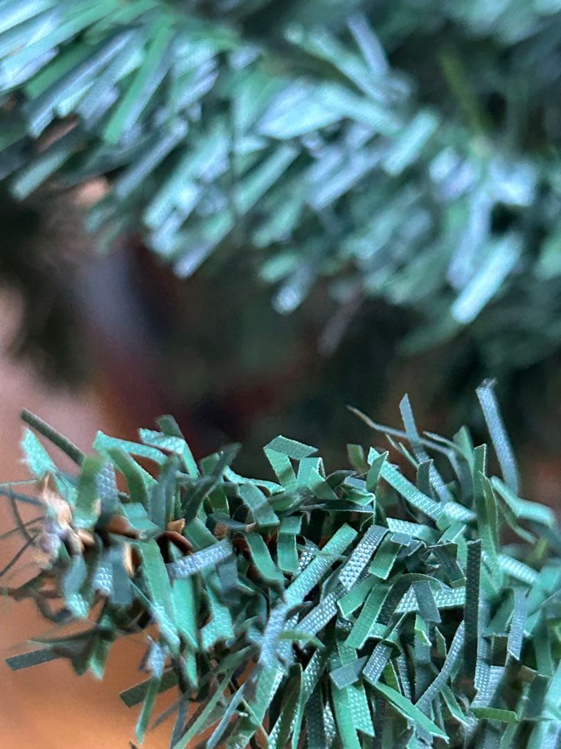 【ヴィンテージ】クリスマスツリー　高さ約150㎝　足元木製ボックス